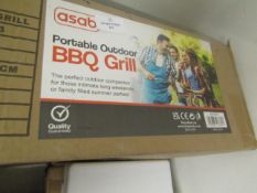 Asab Portable Outdoor BBQ Grill Unchecked & Boxed