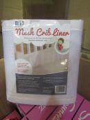 5x BabyHub - Mesh Crib Liner / 177cm long X 22cm High - New & Packaged.