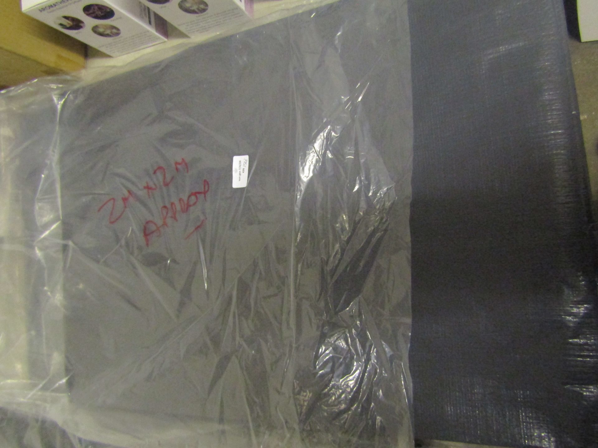 Asab Multi-Purpose Heavy Duty Tarpaulin, Size: 2m x 2m Approx - Good Condition & Packaged.