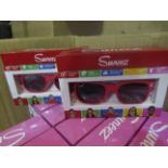 2x Suneez Sun Glasses, Red - New & Boxed.