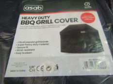 Asab Heavy Duty BBQ Grill Cover, Unchecked & Packaged.