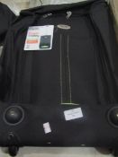 Asab Travel Trolley In Black/Green, Size: 52 x 34 x 18cm - Good Condition With Tag.