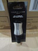 Box Of 8x Cole & Mason Oil & Vinegar Flow Control Spout - New & Boxed.