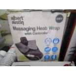 Albert Austin Massaging Heat Wrap With Controller, Unchecked & Boxed.