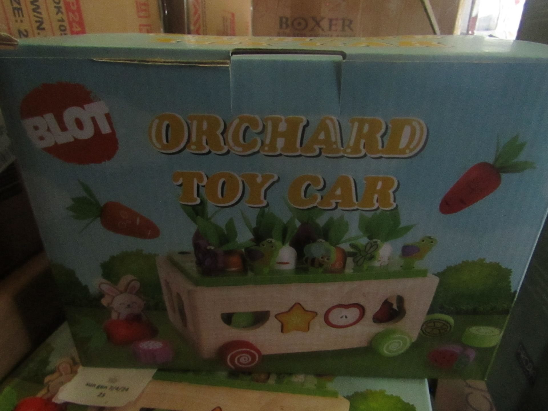 Orchard Toy Car, Unchecked & Boxed.