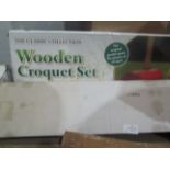 2x Games Being - 1x Limbo Game - 1x The Classic Wooden Croquet Set - Both Unchecked & Boxed.