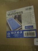 Asab Cooling Gel Matress, 170x70cm, Unchecked & Boxed.