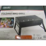 Asab Folding BBQ Grill, Unchecked & Boxed.