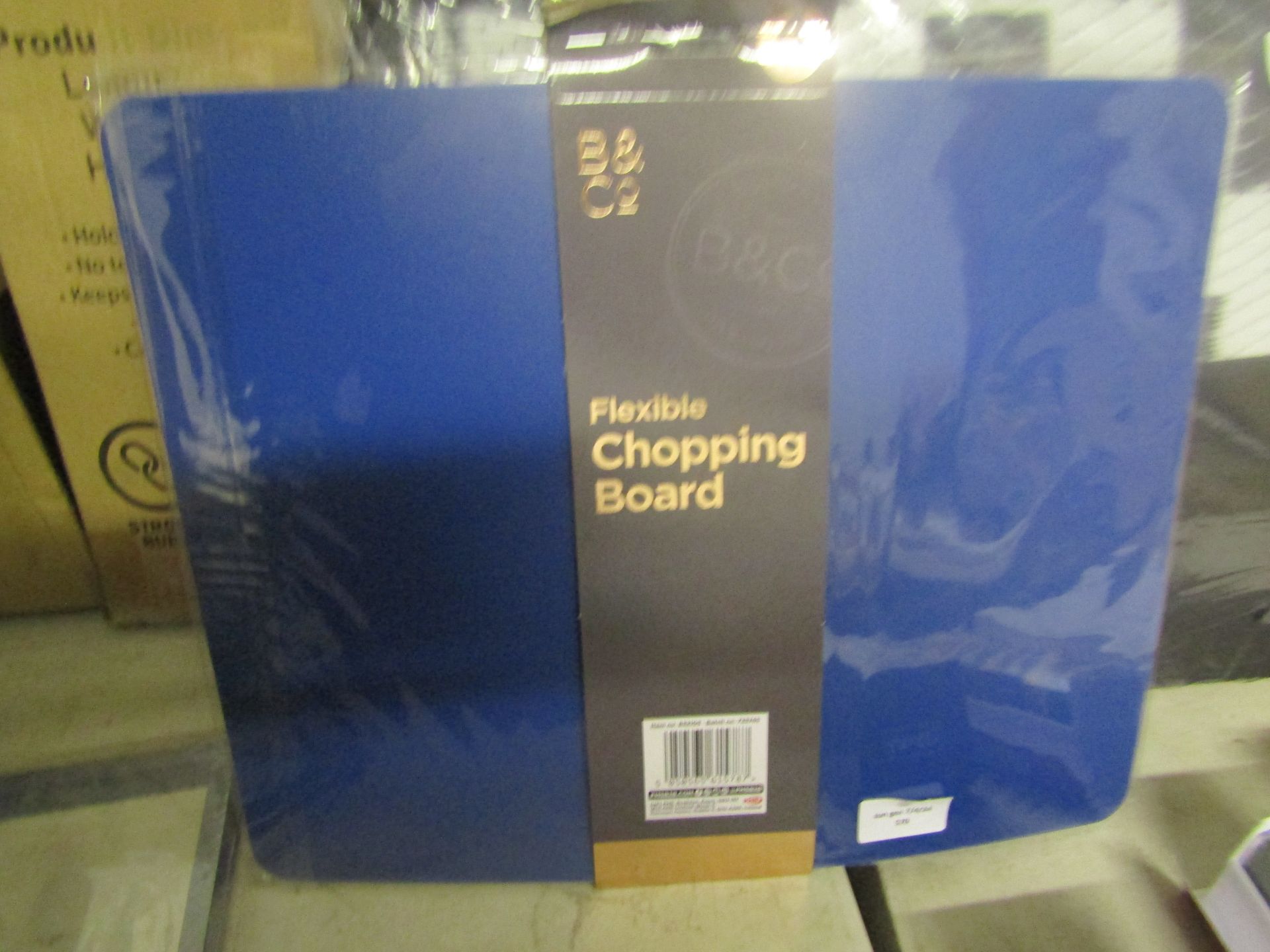 B &CO Flexible Chopping Board, Unchecked & Packaged.