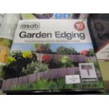 Asab 10 Piece Garden Edging, Unchecked & Boxed.