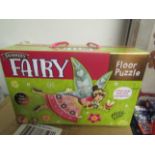 Box Of 6x Peaceable Kingdom Shimmery Fairy 50pcs Floor Puzzle - New & Boxed.