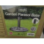 Asab Parasol Base, Unchecked & Boxed.