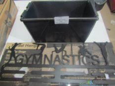 2x Items Being - 1x Masterclass Farmhouse Loaf Tin 21.5 X 13 CM New - 1x Gymnastics Metal Hanger -