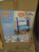 Cuddles Toddler Toilet Training Ladder, Blue - Unchecked & Boxed.