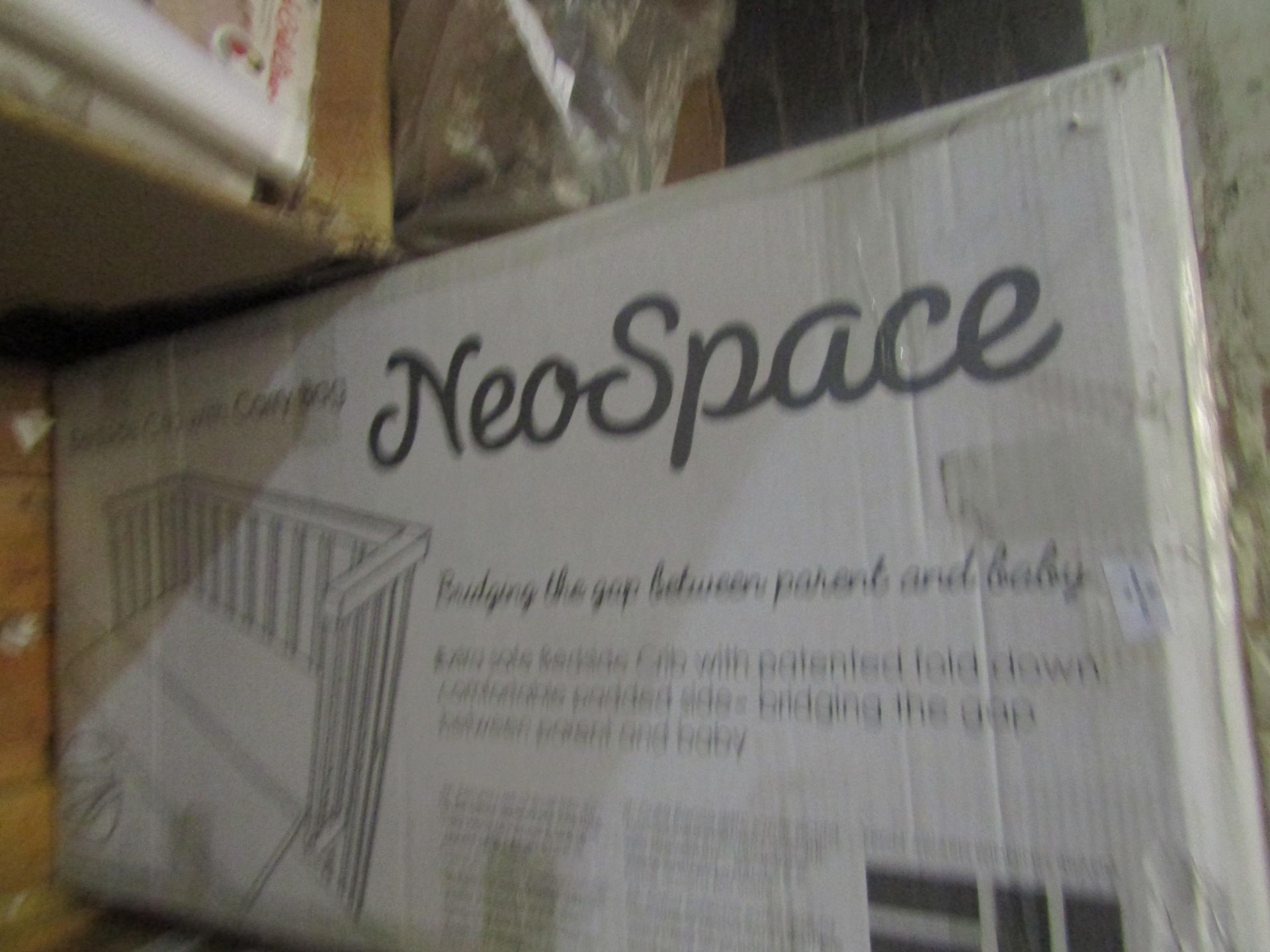 Neo Space Bedside Crib, With Carry Bag, Unchecked & Boxed.