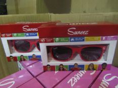 5x Suneez Sun Glasses, Red - New & Boxed.