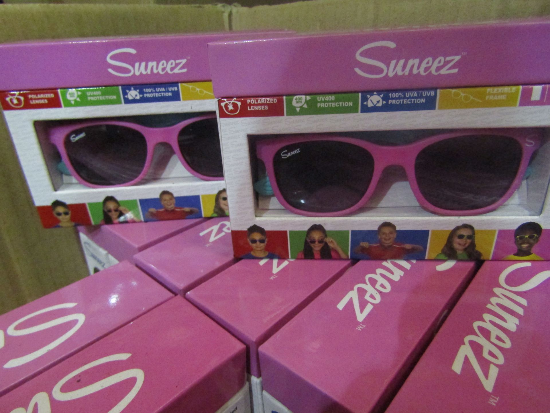 10x Suneez Sun Glasses, Pink - New & Boxed.