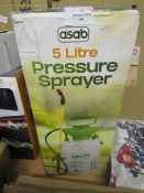 Asab 5L Pressure Sprayer - Unchecked & Boxed.