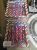 20x Box Of 10 Candy Canes, Still Sealed.