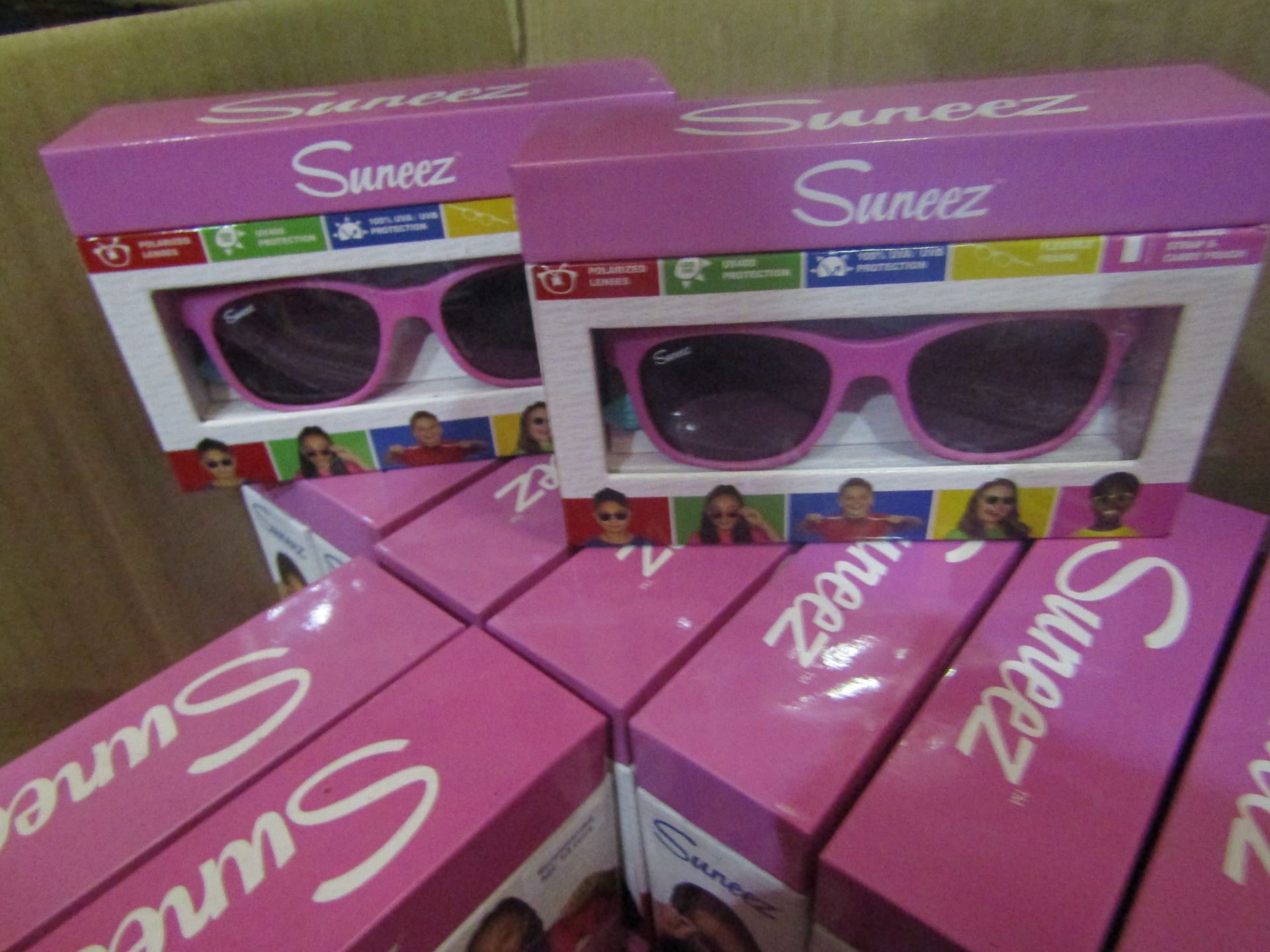 2x Suneez Sun Glasses, Pink - New & Boxed.