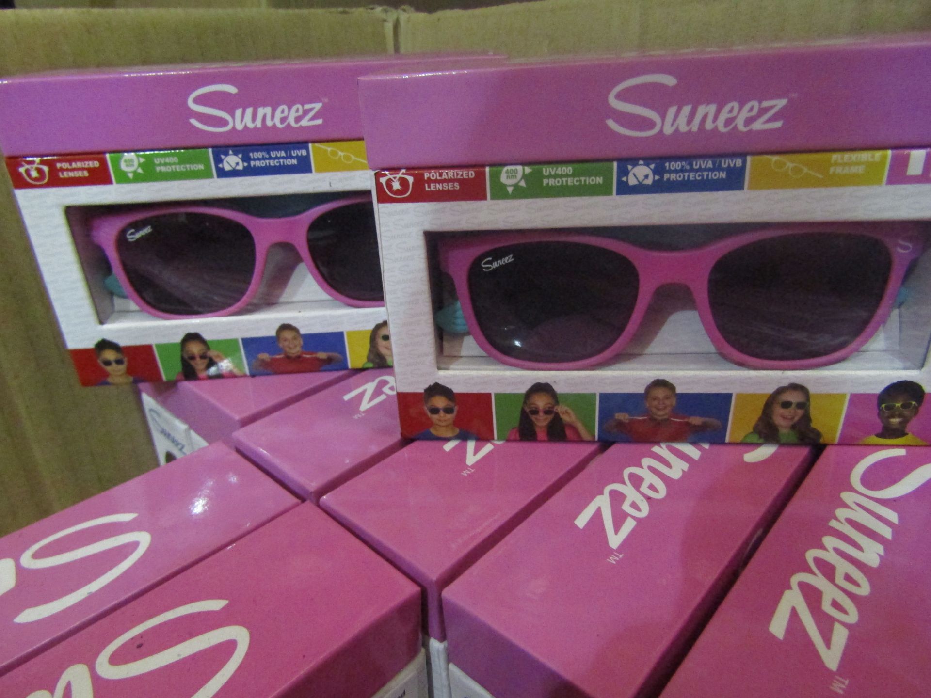 10x Suneez Sun Glasses, Pink - New & Boxed.