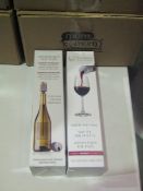 2x Boxes Of 2 Disposable Wine Filter, Unchecked & Boxed.