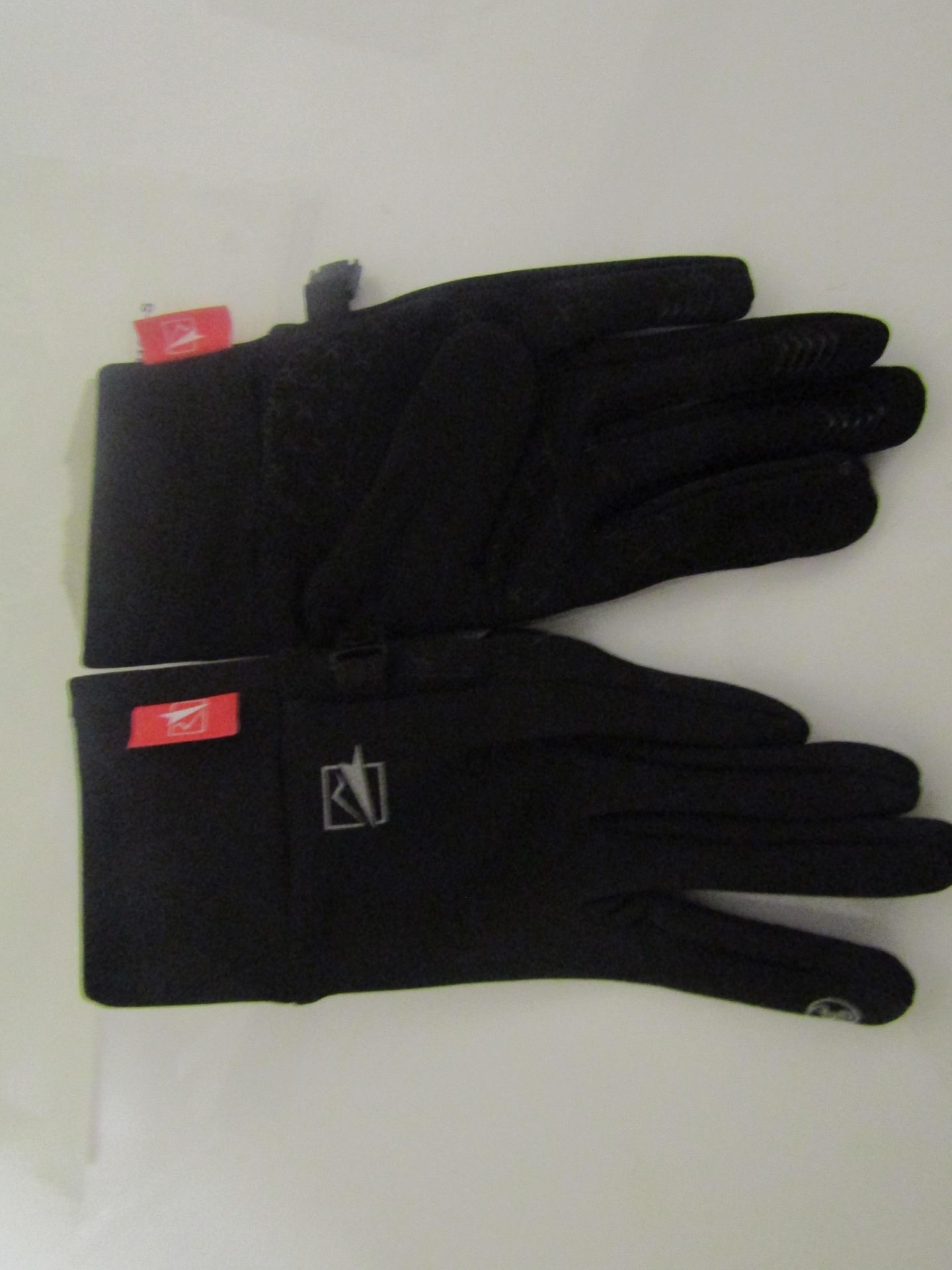 5x Sports gloves with smart phone fore finger, new, Black, size Small Kids