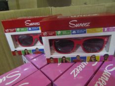 2x Suneez Sun Glasses, Red - New & Boxed.