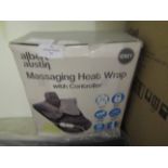 Albert Austin Massaging Heat Wrap With Controller, Grey - Unchecked & Boxed.