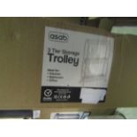 Asab 3-Tier Storage Trolley - Unchecked & Boxed.