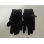 5x Sports gloves with smart phone fore finger, Black, new size Large kids