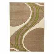 Monte Carlo D040 Rug Mirage Beige/Lime Rectangle 80X150cm RRP 45