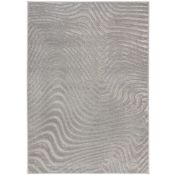 Patna Rug Channel Silver Rectangle 80X150cm RRP 55