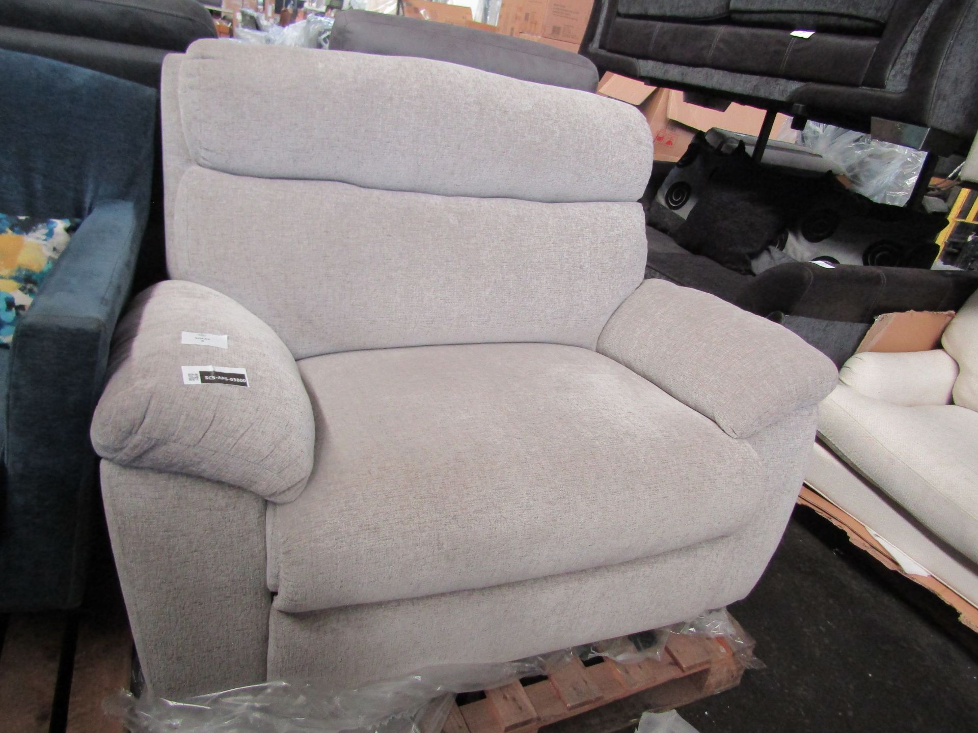 Cloud Love Seat Manual Recliner Cloud Silver No Wood2 RRP 749 About the Product(s) Cloud Love Seat - Image 2 of 2