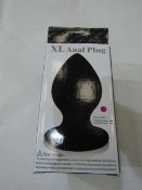 Aphrodisia XL Anal Plug, Black - New & Boxed.