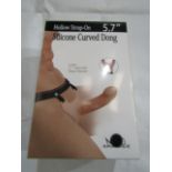 Aphrodisia Silicone Hollow Curved Strap-On Dong 5.7" - New & Boxed.