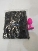 Pack Of 8 Small Pink Butt Plugs, New & Packaged.