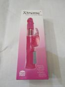 Aphrodisia Extreme Intense Penis Rabbit Vibrator, Pink With 8 Speeds & 8 Functions - New & Boxed.
