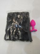 Pack Of 8 Small Pink Butt Plugs, New & Packaged.