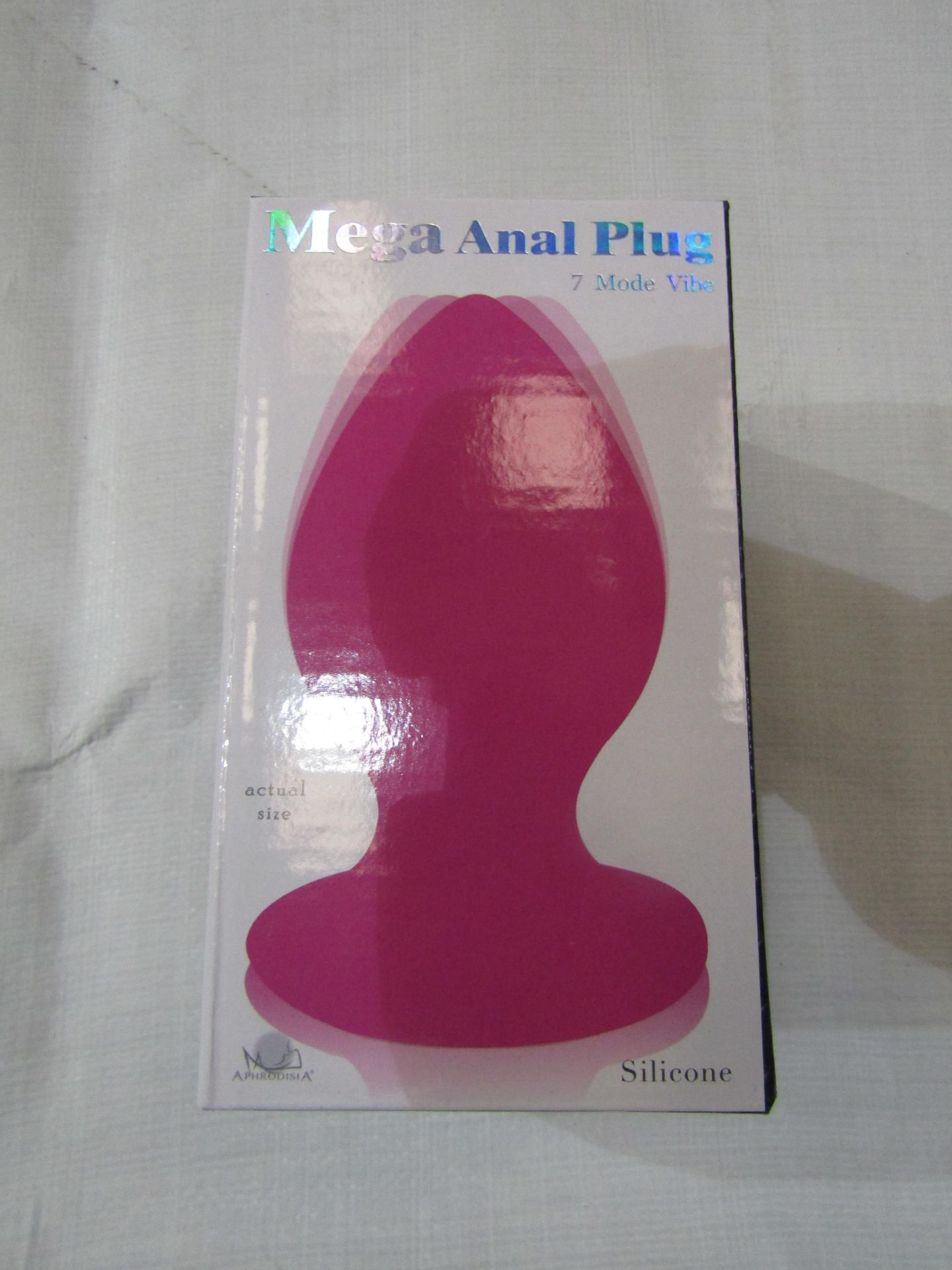 Aphrodisia Mega Anal Plug, Pink - New & Boxed.