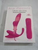 Aphrodisia Anal Pleasure 7 Mode Vibrating Prostate Stimulator - New & Boxed.