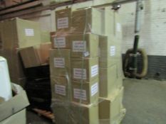 Pallet of Approx 70 Chelsom Light/Lamp Shades. All New & Packaged.Various designs, Colours &