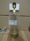 Chelsom Stockholm Table Lamp, Brass - New & Boxed.
