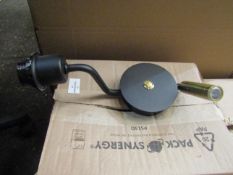 Chelsom Brass/Black Wall Light With LED Reading Light - Good Condition & Boxed.
