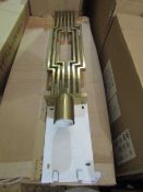 Chelsom Long Brass Wall Light, No Shade. Good Condition & Boxed.