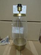 Chelsom Stockholm Table Lamp, Brass - New & Boxed.