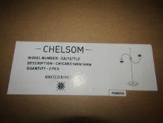 Chelsom Chicane Table Lamp - Good Condition.