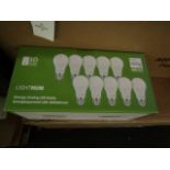 Pack of 10 Lightnum A60˜ E27 13w LED light bulbs, new and boxed