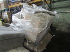 Pallet Of Rattan Garden Set Parts, Various Sets Includes Some Chair Parts And Tables RRP 1000About