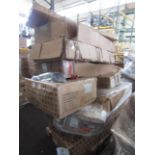 Pallet of approx 14 various Bluefin fitness returns includes vibe plates, rowing machines and more